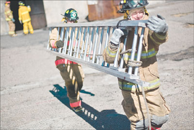 Ladder skills are, and have always been, essential for any good
fire crew.