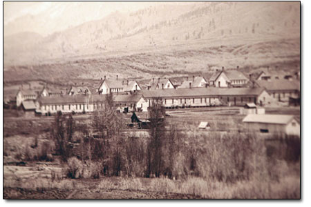 The Old Fort Lewis site south of Hesperus, circa 1888.