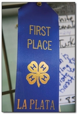 The coveted blue ribbon